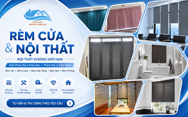 Các loại rèm cửa phổ biến tại Đà Nẵng