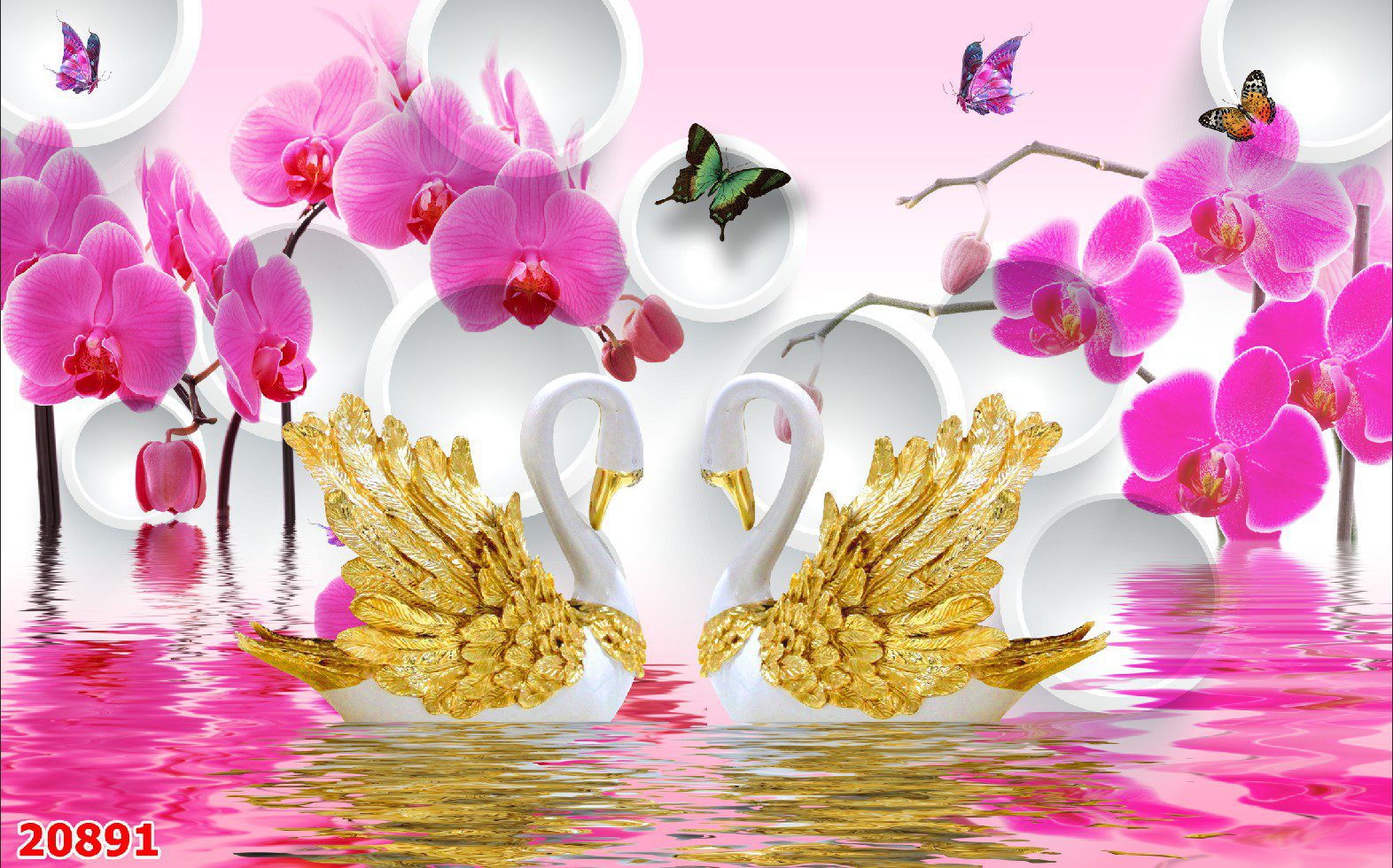 Tranh Dán Tường 3D Hiện Đại