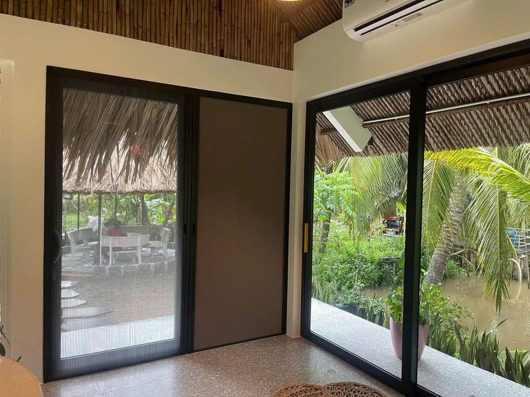 Cửa Lưới Chống Muỗi Kết Hợp Rèm Hệ 27