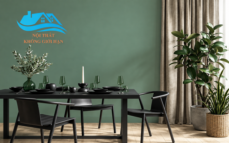 Giấy Dán Tường Albany Mã 6847-2 Xanh Rêu Cao Cấp
