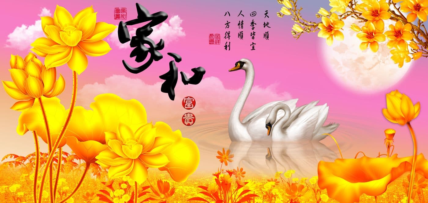 Tranh Hoa Sen 007THS