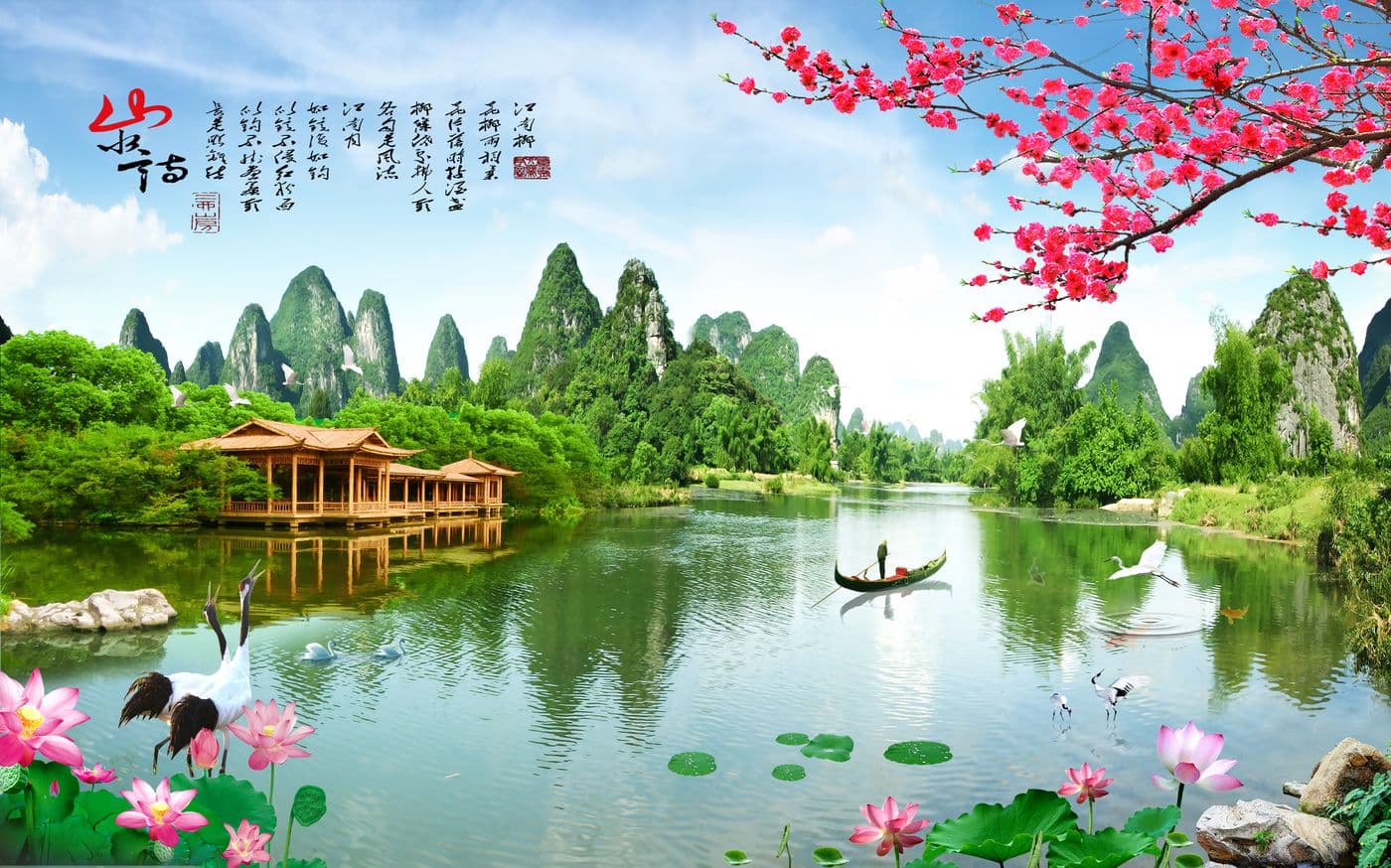 Tranh Hoa Sen 011THS