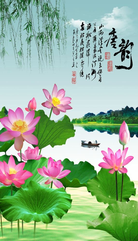 Tranh Hoa Sen 101THS