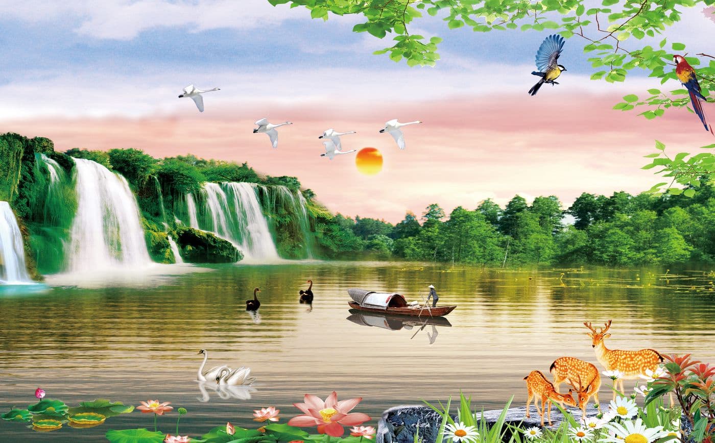 Tranh Hoa Sen H 331