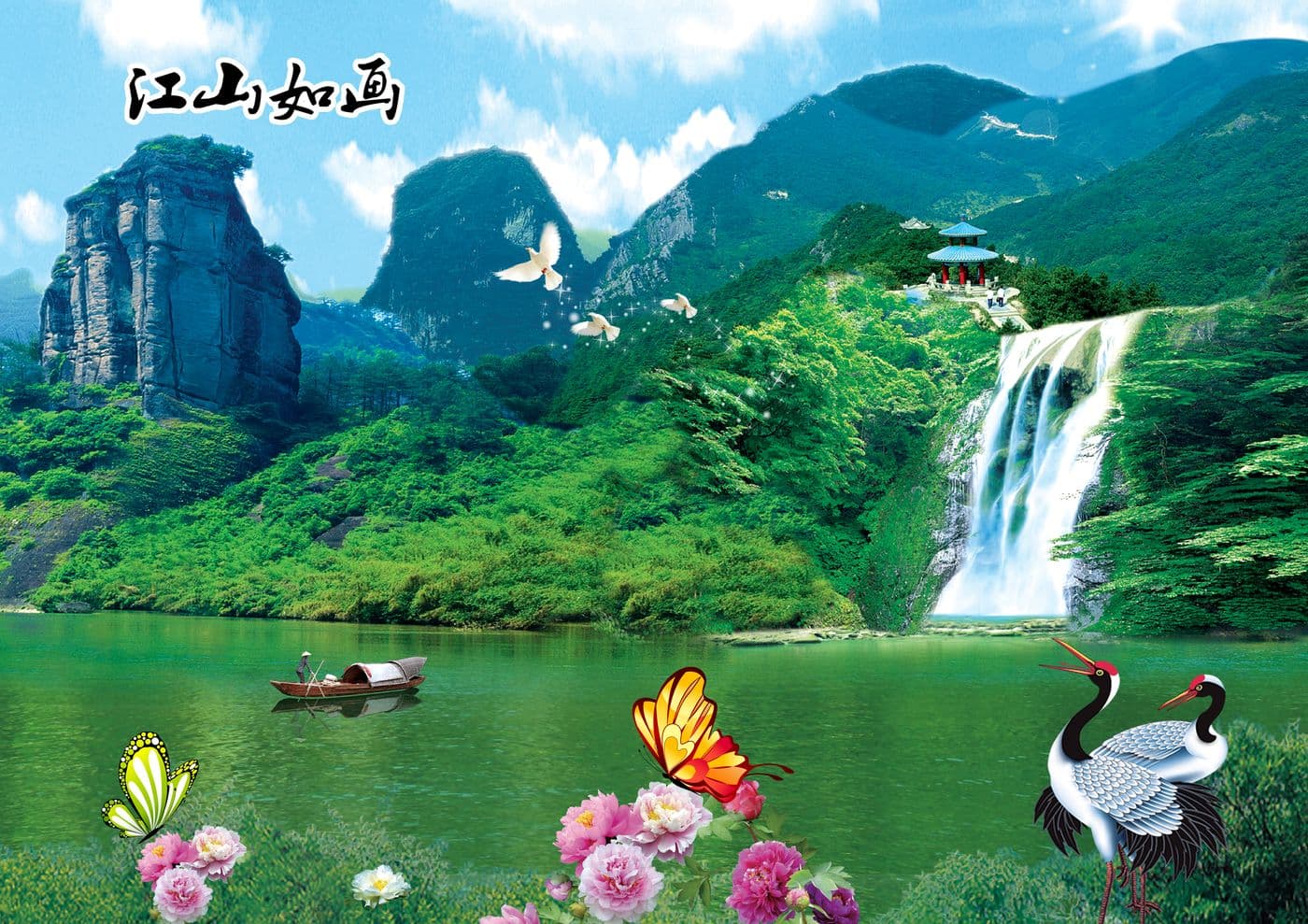 Tranh Hoa Sen H 90
