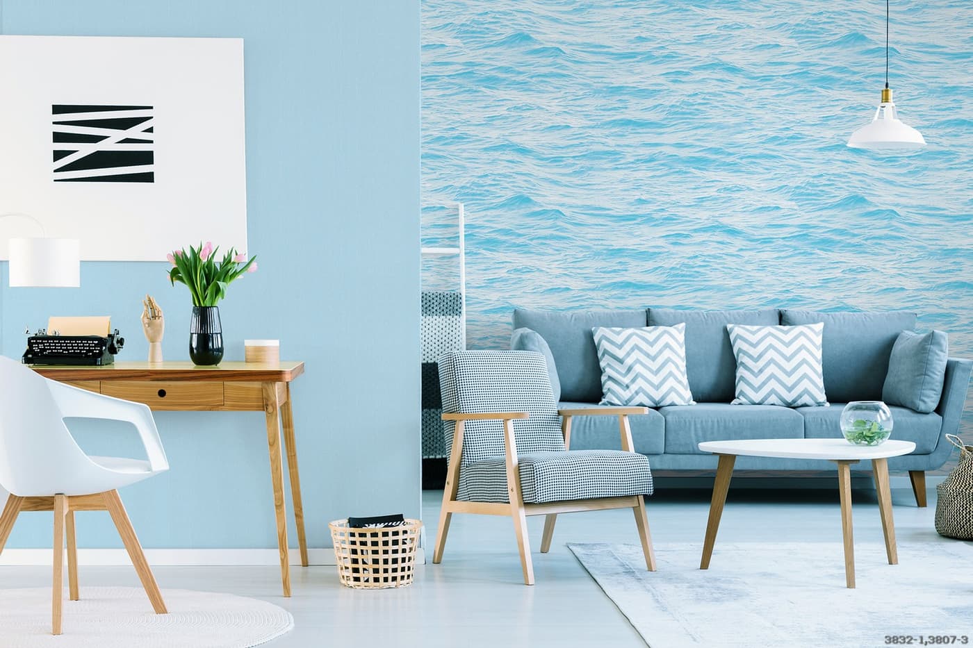 Giấy dán tường mã 3832-1, 3807-3