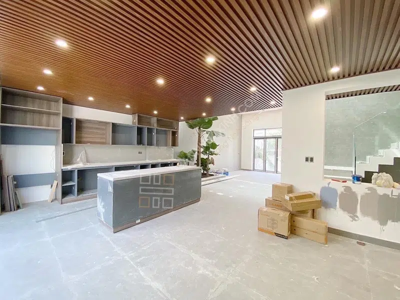 Công Trình Tấm Nhựa Ốp Tường – Trần
