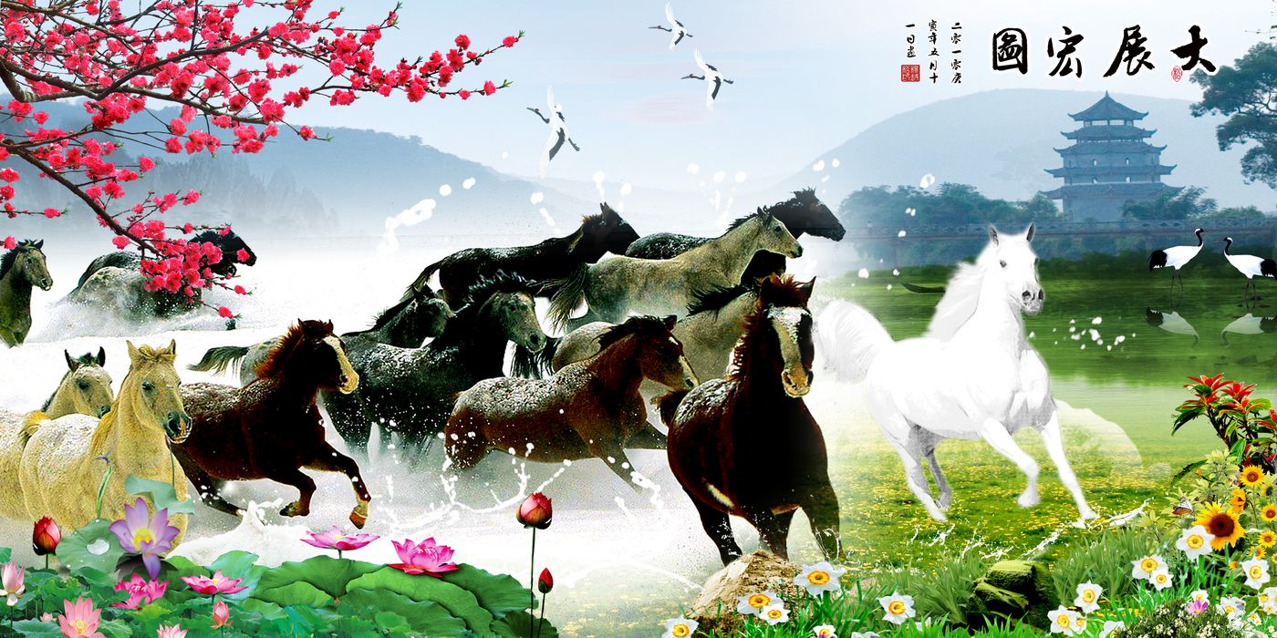 TDT - Tranh Mã Đáo Thành Công Cao Cấp Hiện Đại 26