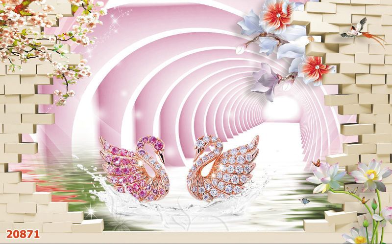 20871 – Tranh 3D Hiện Đại