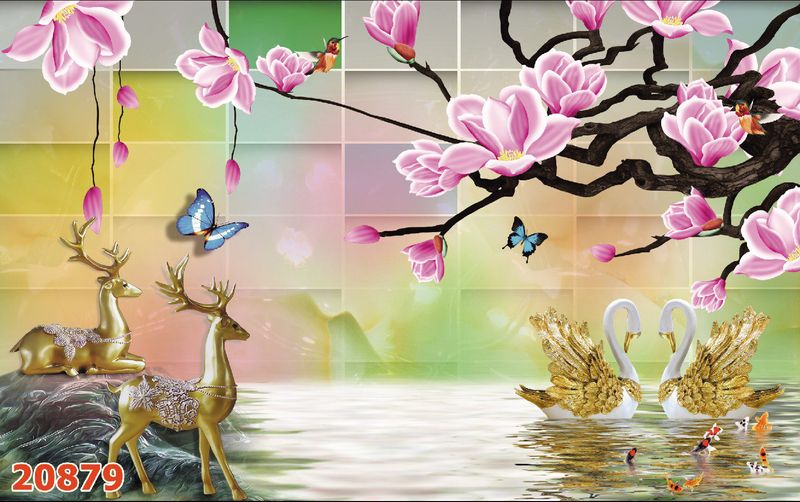 20879 – Tranh 3D Hiện Đại