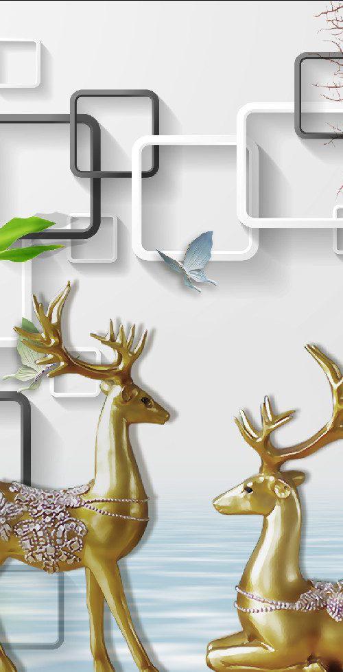 20914 – Tranh 3D Hiện Đại