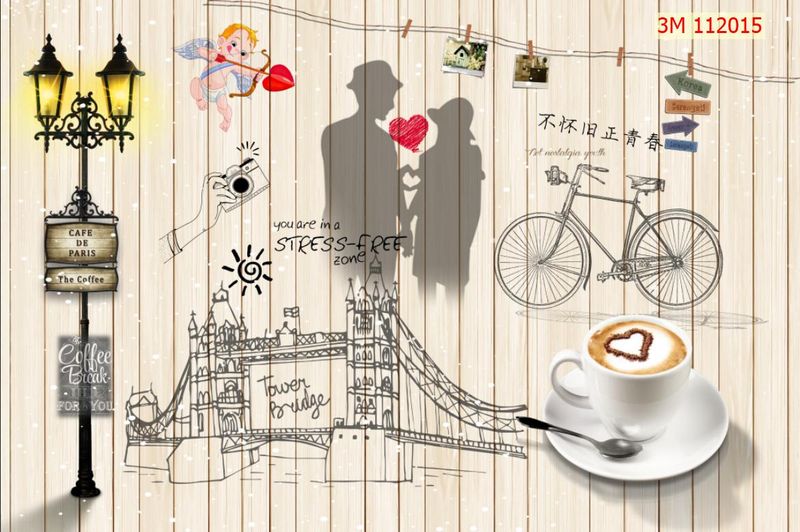 112015 – Tranh quán cafe – bar – trà sữa