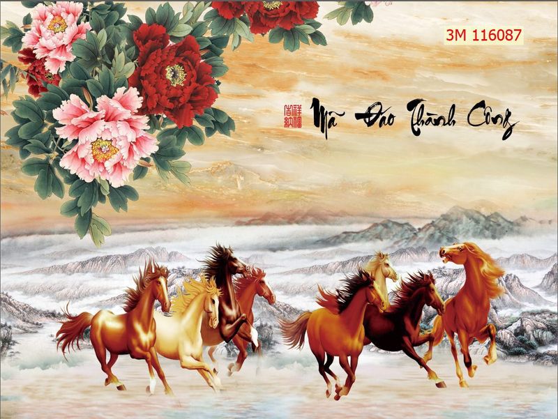 116087 – Tranh Mã Đáo Thành Công
