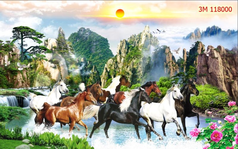 118000 – Tranh Mã Đáo Thành Công