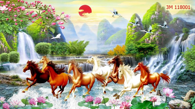 118001 – Tranh Mã Đáo Thành Công