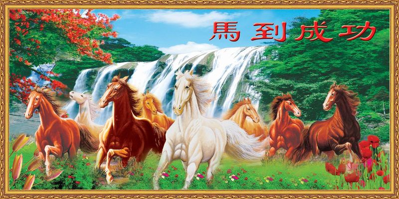 TDT - Tranh Mã Đáo Thành Công Cao Cấp Hiện Đại