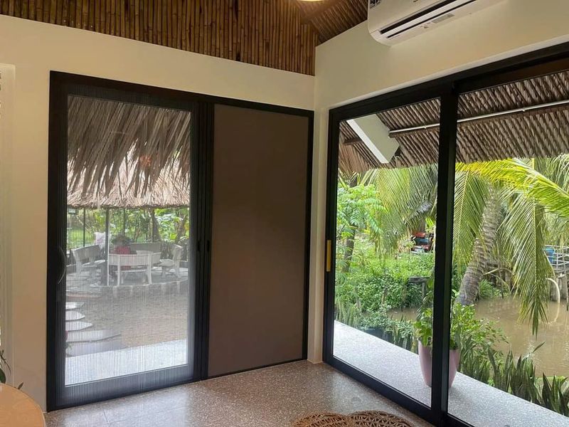 Cửa Lưới Chống Muỗi Kết Hợp Rèm Hệ 27