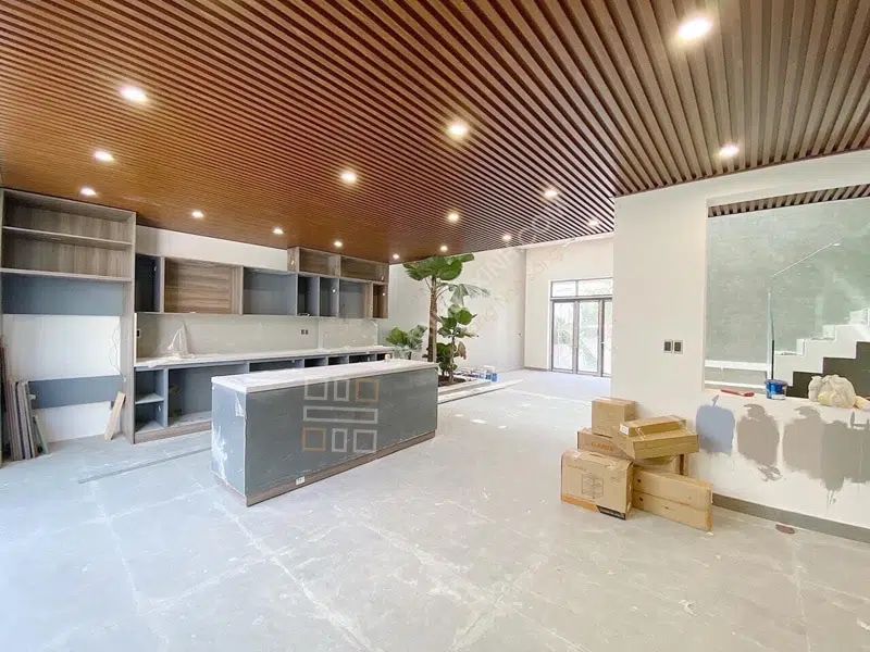 Công Trình Tấm Nhựa Ốp Tường – Trần